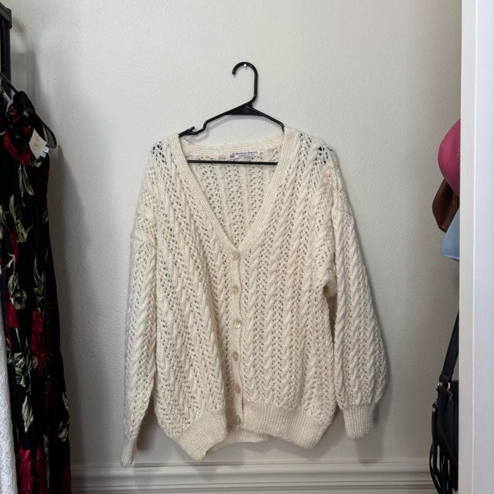 Cozy Cream Knit Cardigan